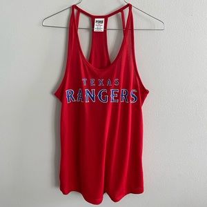 NWOT PINK Texas Rangers tank